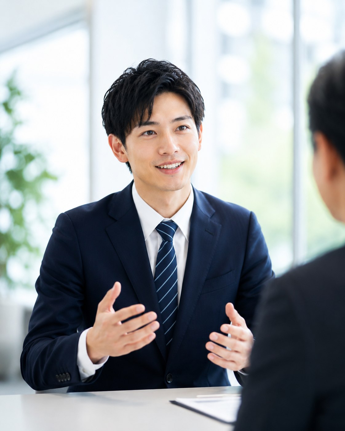 面接の様子